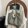 Nueva Bolsa para Viajar de Gran Capacidad Bolso de Hombro Bolso Tote Bolso de Mano con Puntos Bolsa de Cosméticos para Mujer Bolsa de Axila para Estudiante