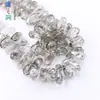 Accesorios para joyería DIY cuentas de cristal de colores gota de agua retorcida agujero horizontal 12*22mm accesorios para el cabello galvanizados accesorios para ropa