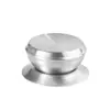 Tapa de Olla de Acero Inoxidable Tapa de Olla con Perilla Tapa Superior Lijado Tapa de Botón para Olla Grande Tapa de Olla con Perilla Asa Cocina Accesorios para Utensilios de Cocina