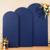 Cubierta de Tela para Arco de Boda de Tres Piezas Transfronteriza Decoración de Fondo Set de Montaje para Fiesta de Cumpleaños Forma de Cubierta de Tela Semicircular