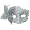 Fornecimento Exclusivo Transfronteiriço de Máscaras de Baile Populares para Casais, Máscaras de Festa Venezianas de Metal, Máscaras para Fantasias de Halloween