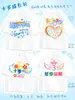 Camiseta Uniforme de Graduación de Algodón Puro con Logo Personalizado, Polo de Manga Corta con Cuello Redondo, Ropa de Trabajo Bordada Hecha a Medida para Niños y Niñas de Secundaria