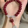 Pulseras populares de nuevo estilo chino hechas a mano con cuentas de dragón para hombres y mujeres, pulseras versátiles personalizadas, joyería al por mayor para la muñeca