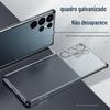 S25 fosco caso do telefone móvel SULADA cor natural galvanizado TPU all-inclusive transparente buraco fino para S24Ultra estojo macio