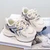 Zapatillas Deportivas para Niñas Modelo Nuevo 2026 Primavera y Otoño para Niños Mayores, Zapatos Estilo Papá con Estilo, Zapatos Infantiles de Alta Calidad, Zapatos de Malla Transpirable para Niños