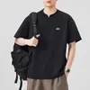 Roupas Masculinas Xintang 2026 Nova Camiseta de Verão Masculina Manga Curta Silicone Tridimensional Embossed Design de Camiseta Top