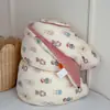 Manta de Frijol de Algodón Tejido para Clase de Bebés y Niños Pequeños, Manta de Frijol de Terciopelo Espeso para Niños con Dibujos Animados de Soja para Primavera y Otoño