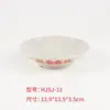 Plato de Servir de Melamina para Comida Caliente y Barbacoa Famoso en Internet de Chongqing, Estilo Vintage Retro Nostálgico, con Diseño de Caracteres Chinos Tradicionales