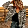 Nueva Chaqueta Corta de Mezclilla de Algodón Transfronteriza Otoño e Invierno Estampado Digital 3D Moda Personalidad Top Delgado Mujer