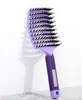 Conjunto de Presente Pente de Massagem com Almofada de Ar Personalizado, Pente de Presente para Mão, Pente com Topo de Caveira Fofo, Pente Oco Pente com Almofada de Ar