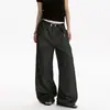 Jeans Retro Americano Rayas Simples Caída Ajuste Limpio Nuevo Estilo para Hombres y Mujeres Sueltos Casual Pierna Recta Pierna de Plátano