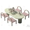 Escritório de Vendas Mesa e Cadeira Infantil Combinação Piso Elevado Shopping Center Área de Brincar Sala de Aula Educação Infantil Mesa de Artesanato Retangular
