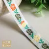 Estilo étnico encaje de tela adornos accesorios fondo camel flores bordadas tela para ropa de algodón adornos para manualidades materiales decorativos