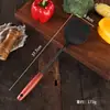 Cabo Kemu Aço Inoxidável 304 Colher de Sopa Utensílios de Cozinha Domésticos Espátula de Cozinha Estendida Revestida de Titânio Resistente a Altas Temperaturas Colher para Panela