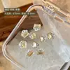 Bola de Diamante K9 Super Brillante para Uñas, Nuevo Estilo Melard Cuadrado Huevo de Paloma Bola de Diamante, Producto Terminado con Bola de Diamante para Uñas de Otoño e Invierno