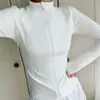 Ropa de Protección Solar para Mujer, Chaqueta Ajustada, Top de Yoga Ceñido, Ropa Deportiva de Verano, Cuello Alto, Nuevo 2024, Fina de Secado Rápido para Mujer