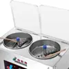 Máquina Automática Comercial para Freír Hielo para Puestos de Mercado Nocturno, Máquina para Freír Hielo de Frutas, Máquina para Freír Yogur, Máquina de Hielo Copo de Nieve