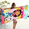 Nuevo de Gran Venta Estilo Tigre Tema de Playa Toalla de Baño Cuadrada Toalla de Playa Microfibra Secado Rápido Estampado