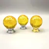 Manija de Bola de Burbuja de Cristal de Agujero Único de 30 mm Base de Aleación de Aluminio Manija de Puerta de Gabinete de Cocina Armario Manija de Cajón
