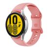 Para Samsung Galaxy watch6 Pulseira de Silicone watch5/4 Oito Fivelas Borboleta Fivela Pulseira de Silicone