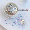 Celebridade da Internet Arte de Unhas Lantejoulas Patch para Olhos de Fada Acessórios Mistos para Unhas Glitter Colorido Misto Joias Lantejoulas Pequenas