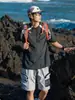 Camiseta de Manga Corta para Hombre con Protección Solar UPF50+, Antibacteriana, Secado Rápido, para Deportes al Aire Libre, Top Holgado, Camiseta de Secado Rápido para Hombre