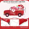 Srzkb3201 Decoración de Patio para el Día de San Valentín de Amazon Inserto para Coche Tablero Hueco Fiesta Festiva Inserto para Césped