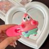 Clip para el Cabello de Bob Esponja Dibujos Animados Patricio Clip de Pico de Pato Acrílico Femenino Lindo Niña Corazón Flequillo Lateral Estudiante