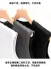 Camiseta sin mangas de tirantes para hombre, talla grande, estilo americano, moderna, para fitness, verano, 140g, seda de leche, chaleco holgado