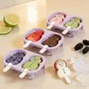 Molde para Sorvete Molde para Palito de Queijo Silicone de Grau Alimentício DIY Palito para Picolé Magnum para Uso Doméstico