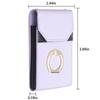 Funda universal para teléfono iPhone, Samsung, Huawei y Xiaomi, con tarjetero, anillo y bolsa de almacenamiento.