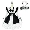 Exportado a Japón Lindo Atuendo de Sirvienta Chica Suave Vestido Lolita Traje de Uniforme de Sirvienta para Mujer