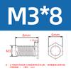 Tornillos hexagonales galvanizados de acero al carbono remachados a presión, tornillos de placa de presión de acero inoxidable, remaches para chasis de gabinete NFHS-M3M4M5M6