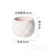 Vaso de Cerâmica Ins Flor Branca Porcelana Criativo Simples Para Plantas Verdes Internas Vaso Presente Estilo Moderno Ins Suculenta Presente Comercial