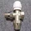 Válvula de Control de Temperatura Manual de Tres Vías Dn15-25 Regulador de Derivación de Flujo para Tubería de Calefacción Válvula Jiquan en Stock, Ajustable
