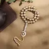 Pulsera Árabe con 33 Cuentas, Cuentas de Oración de 11*11mm, Misbaha, Pulsera de Cuentas de Oración Árabes de Oriente Medio al por Mayor