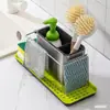 Suporte de hashi de aço inoxidável transfronteiriço, gaiola de hashi compartmentalizada para cozinha, porta-hashi multifuncional, porta-talheres com drenagem, suporte dois em um