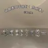 Lindo Brinco de Osso da Orelha Sino Amor Fofo Delicado Brincos de Saturno Feminino Versátil Elegante Parafuso de Osso da Orelha