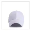 Boné de beisebol liso para publicidade, proteção solar externa, boné 100% algodão, boné para atividades de trabalho, logotipo estampado, atacado em estoque