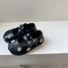 Sapatos Infantis com Flores, Sapatos de Couro para Bebês e Crianças Pequenas, Sapatos de Princesa para Meninas, Sapatos Mary Jane Rasos com Bico Dividido Sintético para Meninas, Sapatos de Bebê