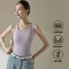 Colete Quente Feminino 90 Enchimento de Penugem de Ganso Branco Sem Costura com Bojos Não Precisa de Sutiã Colete Quente Barriga Quente Ajustado Camada Base