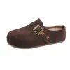 En Stock Chanclas Ligeras de Plataforma Estilo Birkenstock para Mujer Otoño 2026 Nuevas Zapatos Casuales Versátiles sin Cordones de Suela Gruesa