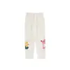 Wuli Bu Yi [Processamento Personalizado] Leggings com Estampa de Desenho Animado para Meninas Primavera e Outono Calças Casuais Fofas Tendência