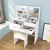Tocador moderno, mueble de almacenamiento multifuncional minimalista moderno para dormitorio, tocador integrado, gabinete con cajones, tocador de noche