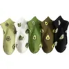 Calcetines de mujer primavera y verano aguacate calcetines japoneses fruta calcetines bajos de barco para mujer venta al por mayor de fábrica exclusivo transfronterizo