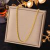 Nenhum temperamento desbotado luz luxo banhado a ouro requintado colar de aço titânio moda versátil moda feminina clavícula cadeia fabricantes