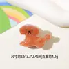 Presilha de Cabelo Fofa Desenho Animado Animal Série Oceano Pequena Imitação Acetato Concha Golfinho Estrela do Mar Franja Lateral Filhote