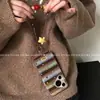 Adecuado para funda de teléfono Huawei Pura80, Ambiente de Otoño e Invierno, Rayas y Estrellas de Bloques de Color Huawei Pura70Pro