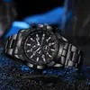 2025Reloj de Cuarzo Popular Simple y Elegante para Hombre Esfera Grande Luminoso Reloj para Hombre Entrega Directa del Fabricante