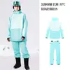 Conjunto de Macacão de Esqui Pulôver Elefantinho Phoebe para Mulheres e Homens, Macacão de Neve Quente Impermeável à Prova de Vento para Casais